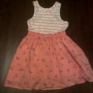 Watermelon detail toddler dress